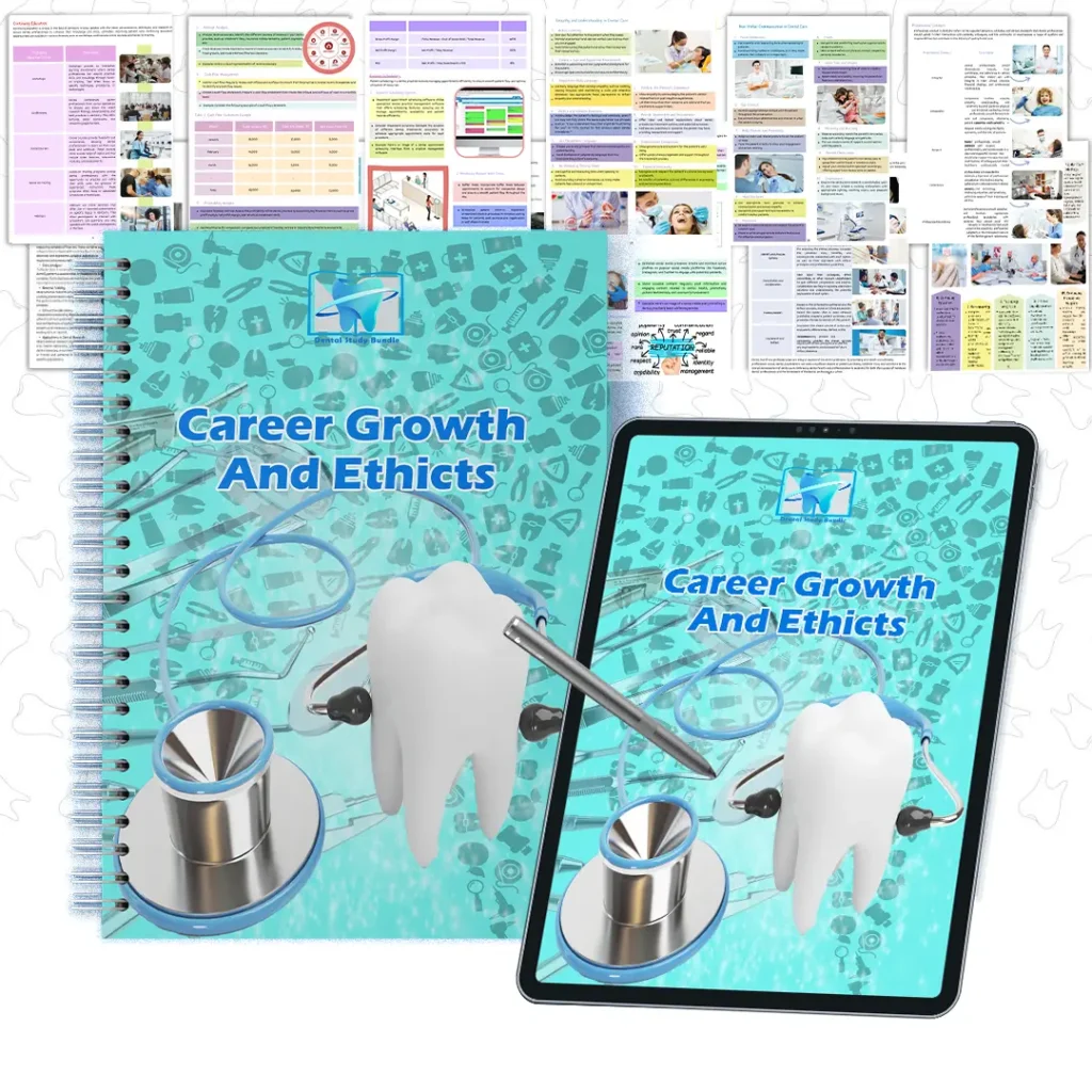 career growth and ethiecs dental study bundle