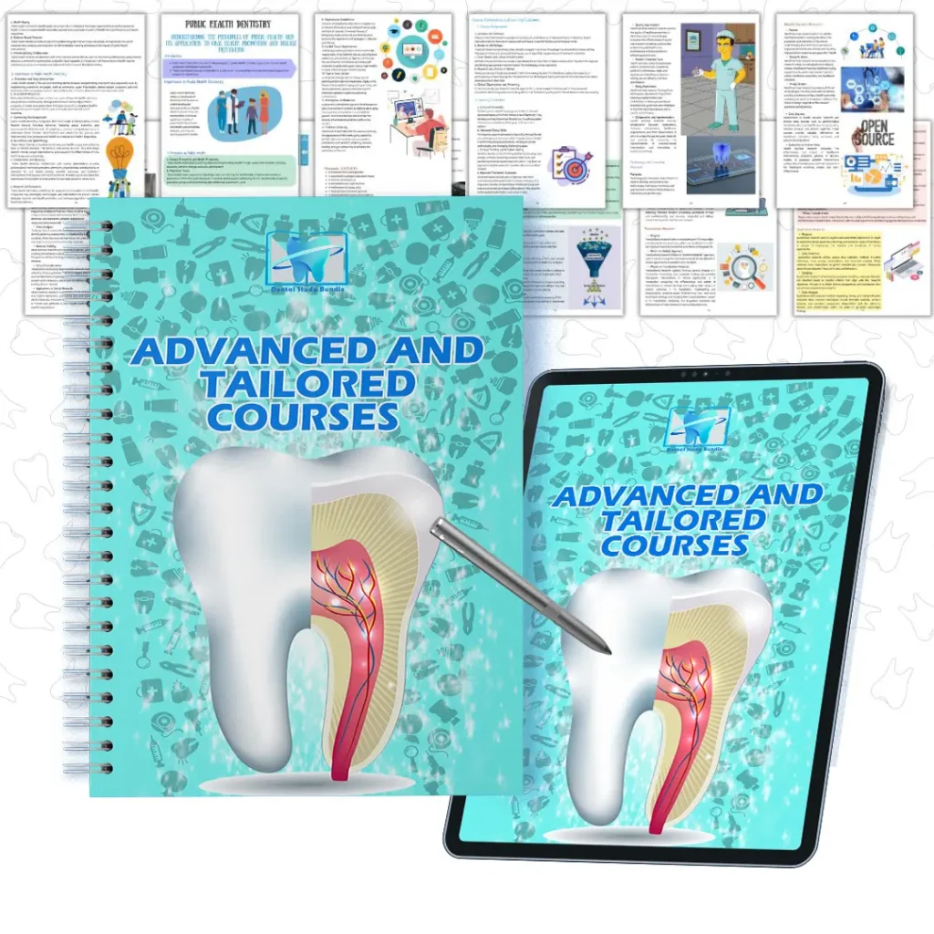 Advanced and tailored courses dental study bundle
